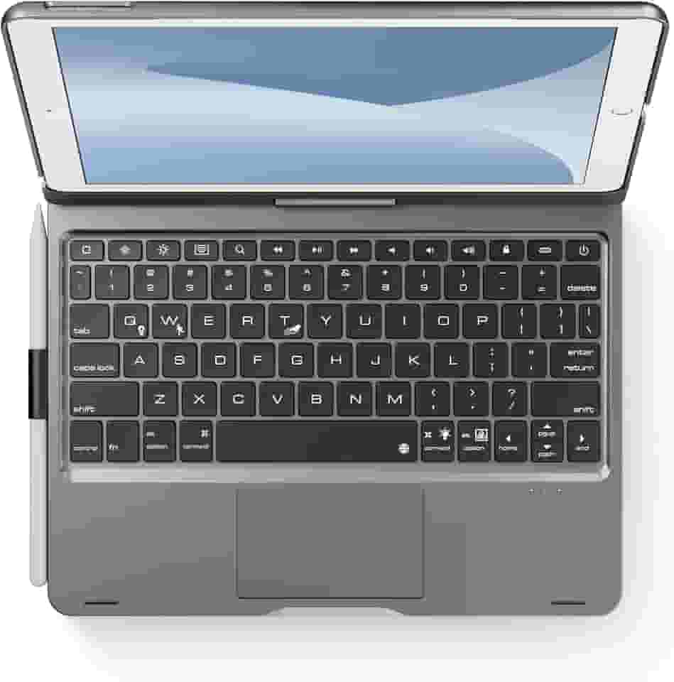 edaiser Capa com teclado giratório para iPad de 10,2 polegadas, 9ª 8ª e 7ª geração, iPad Air 3ª e iPad Pro 10.5 2ª geração: capa giratória sem fio, suporte de lápis, trackpad inteligente,