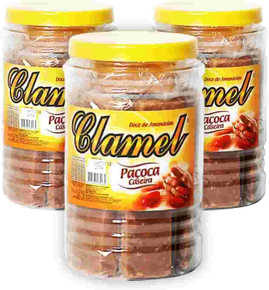 Kit 3 PTs Paçoca Caseira Clamel c/ 20