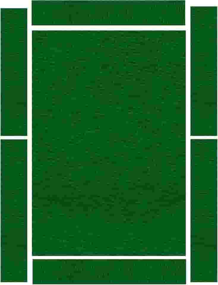 Pano Para Mesa De Bilhar De Até 2,40x1,40 - Pedra E Tabelas Cor:Verde