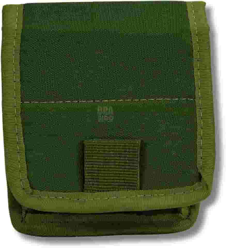 Porta Algemas Universal Modular Colete Cinto Caki Verde Pt