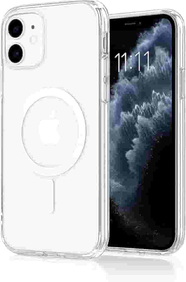 Capa Mag-safe para [iPhone 11] Capinha Magnetica Premium com [Proteção de Camera] Clear Case [Anti-Amarelamento] Compatível com MagSafe, Transparente Slim, Resistente a Riscos e Anti Impacto
