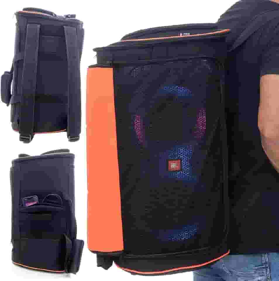 Bolsa Case Bag Mochila Polo Culture Compatível com Jbl Partybox 110 Abertura Frontal Completa Premium