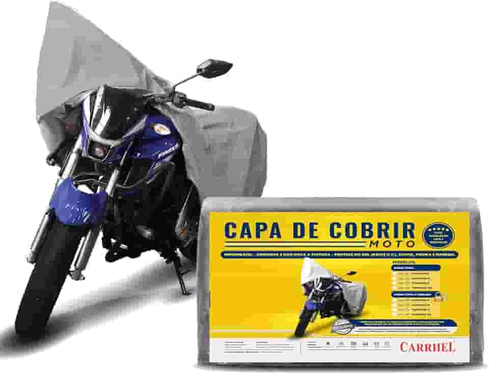 Capa para cobrir Moto 100% Forrada e impermeavel - Tamanho G