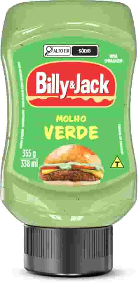 BILLY & JACK Molho Verde Billy & Jack 355 Gramas