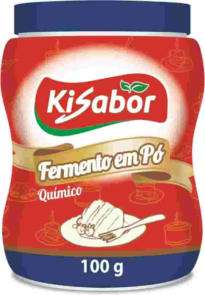 KiSabor Fermento Em Pó Químico Kisabor 100 Gramas