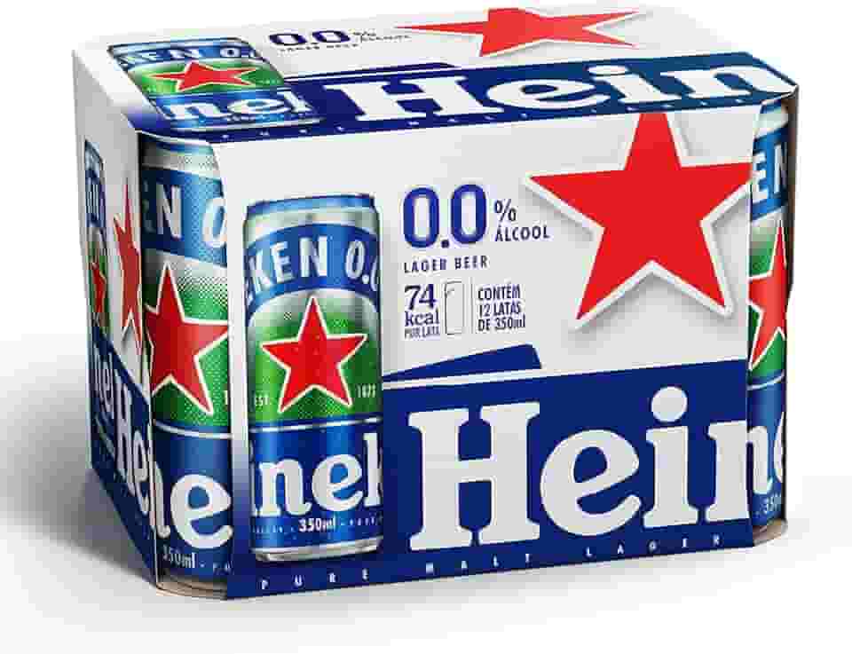 Heineken Cerveja Zero Lata 350ml Pack 12 Unidades