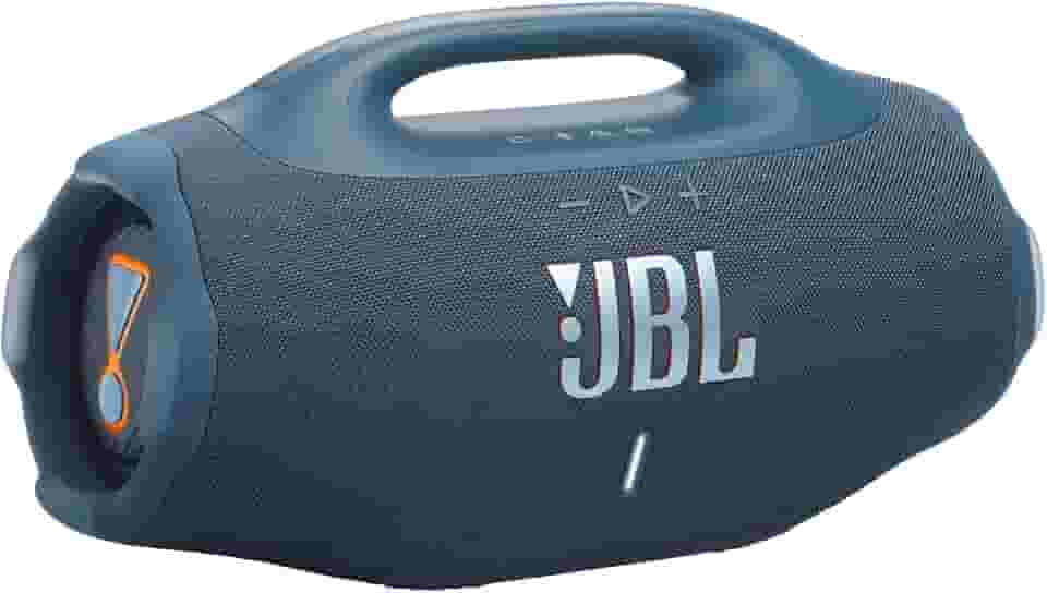 JBL Boombox 4, Altifalante Bluetooth portátil, som JBL Pro, AI Sound Boost, resistente à água/pó IP68, autonomia de 34 h, Life, Auracast, 2 configurações de reforço de graves, azul