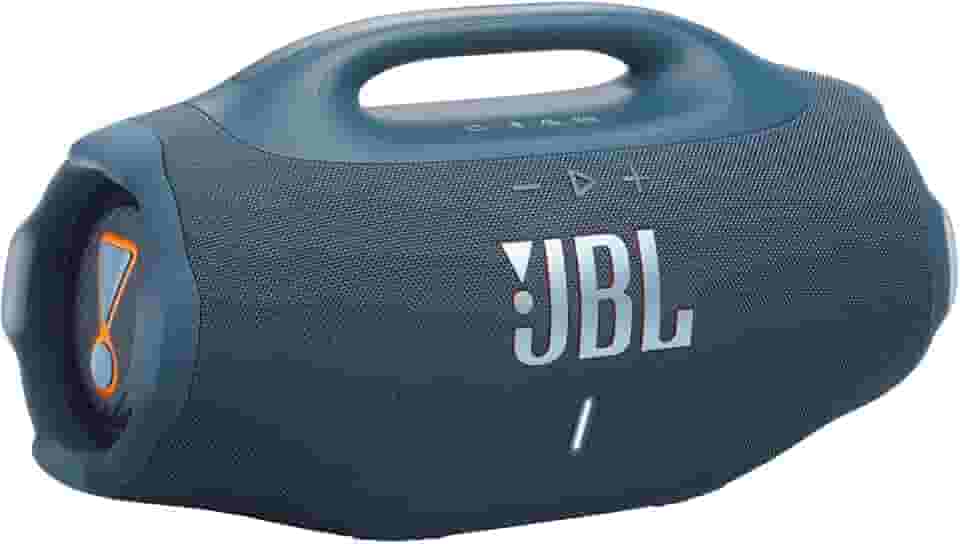 JBL Boombox 4, Altifalante Bluetooth portátil, som JBL Pro, AI Sound Boost, resistente à água/pó IP68, autonomia de 34 h, Life, Auracast, 2 configurações de reforço de graves, azul