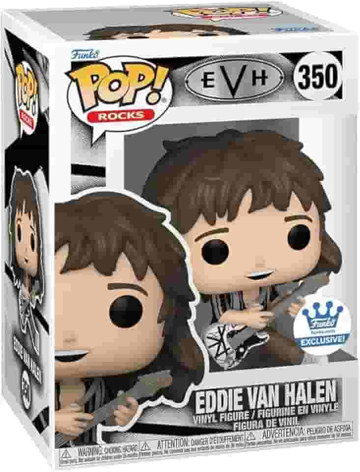 Funko Pop! Rocks: Eddie Van Halen com a loja de guitarra exclusiva