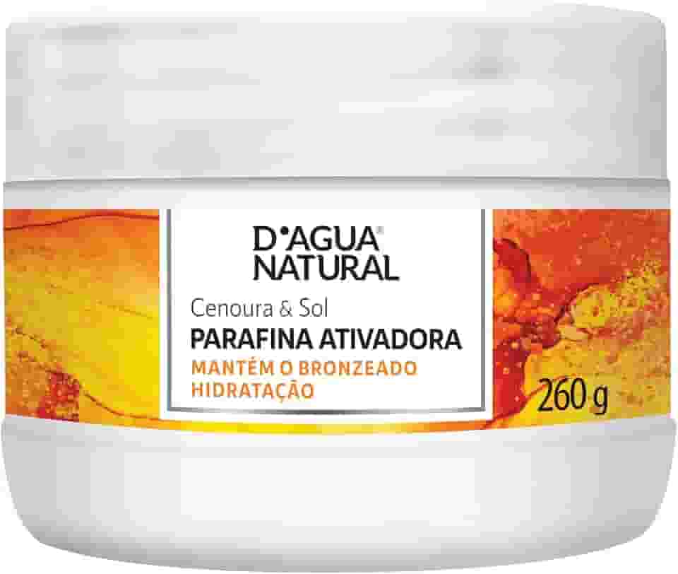 D'AGUA NATURAL Parafina Ativadora Cenoura E Sol 260 G