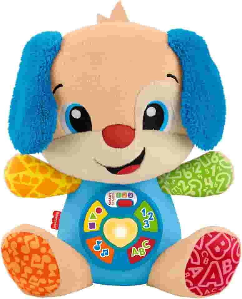 Fisher-Price Aprender e Brincar Brinquedo para Bebês Cachorrinho Aprende Comigo para crianças a partir de 6 meses