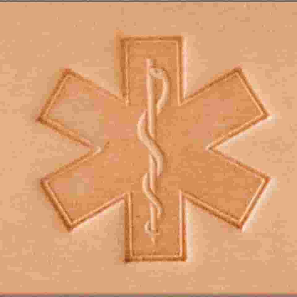 Tandy Leather Ferramenta de carimbo 2d Médica