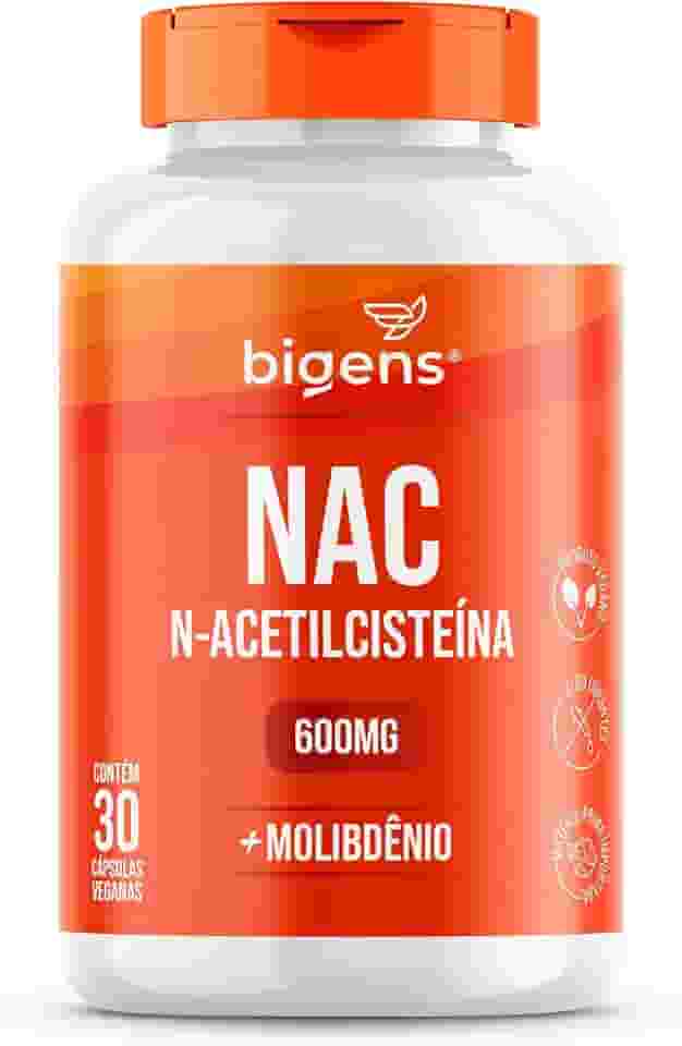 NAC N-acetilcisteína 600mg, 30 cápsulas veganas, Biogens