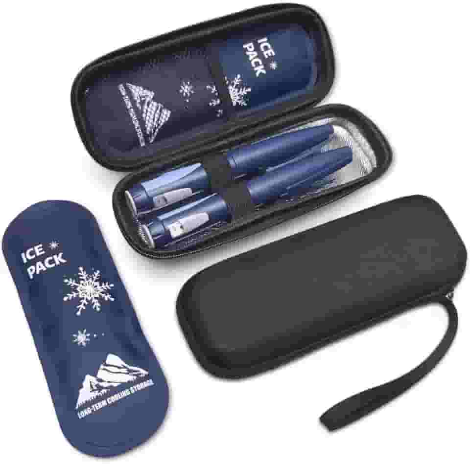 Estojo Térmico Gelo Reutilizável Medicamento Portátil Viagem