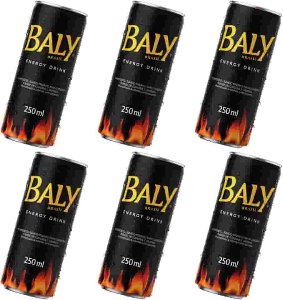 Baly Energético Tradicional 250ml Com 6 unidades