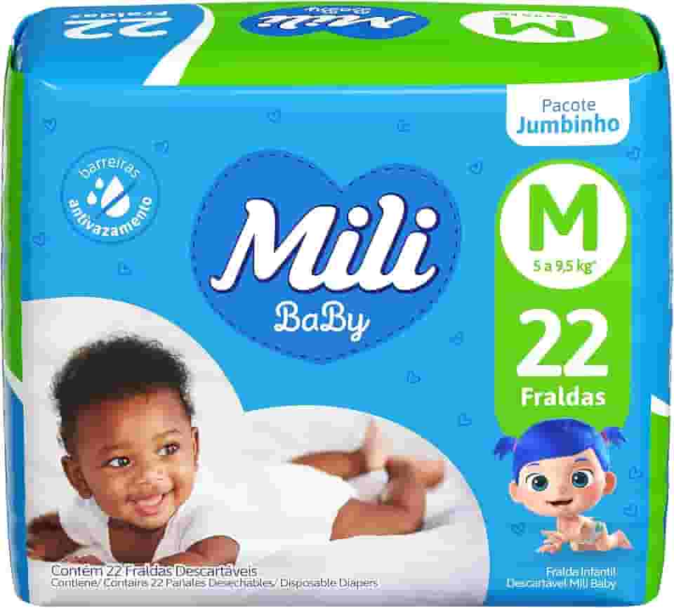 Mili Fralda Ultra Seca Jumbinho M 1X22