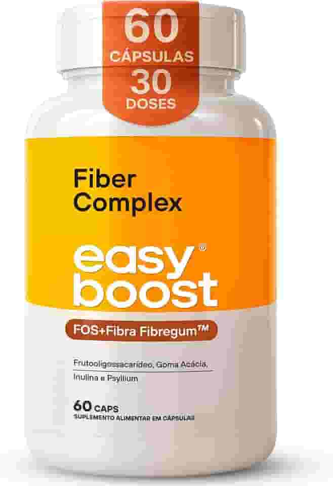 Fiber Complex Easy Boost Fibra Fibregum Psyllium Fos 60 Caps