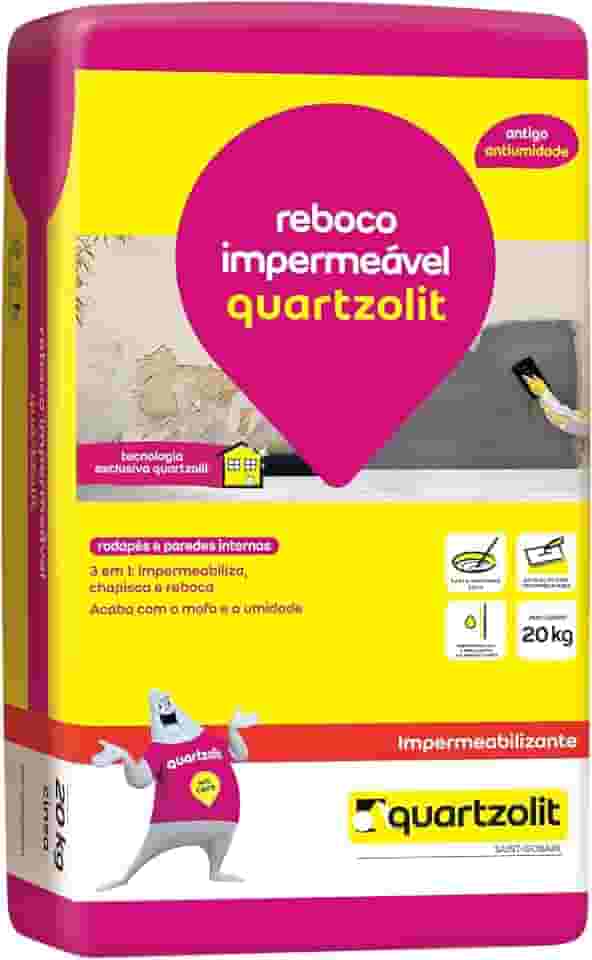 IMPERMEABILIZANTE REBOCO IMPERMEÁVEL QUARTZOLIT - SACO 20KG