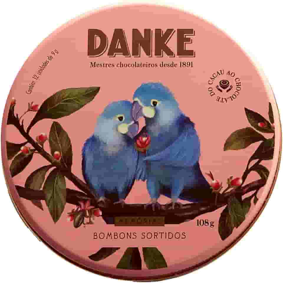 Bombom Sortido Danke Memórias Lata 108g 12 Unidades