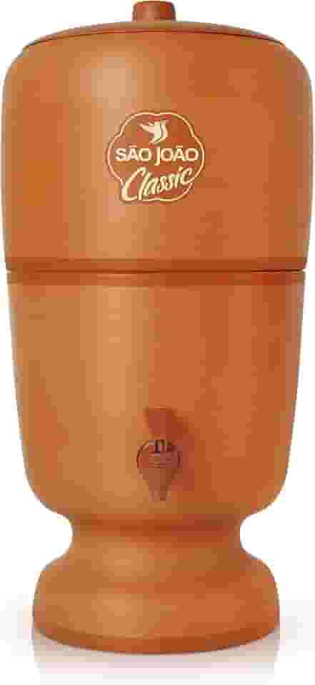 Filtro de Água Classic São João 2 Velas Tripla Ação 8 Litros e Boia