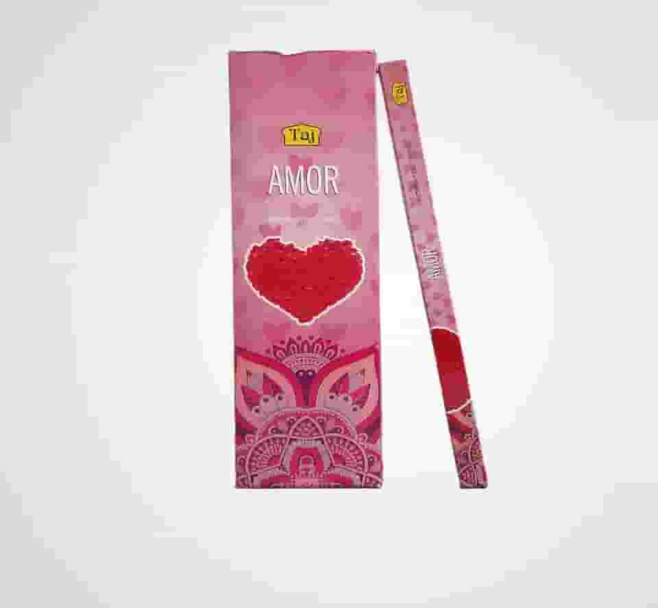 Incenso Indiano Amor: paixão - 6 Caixinhas