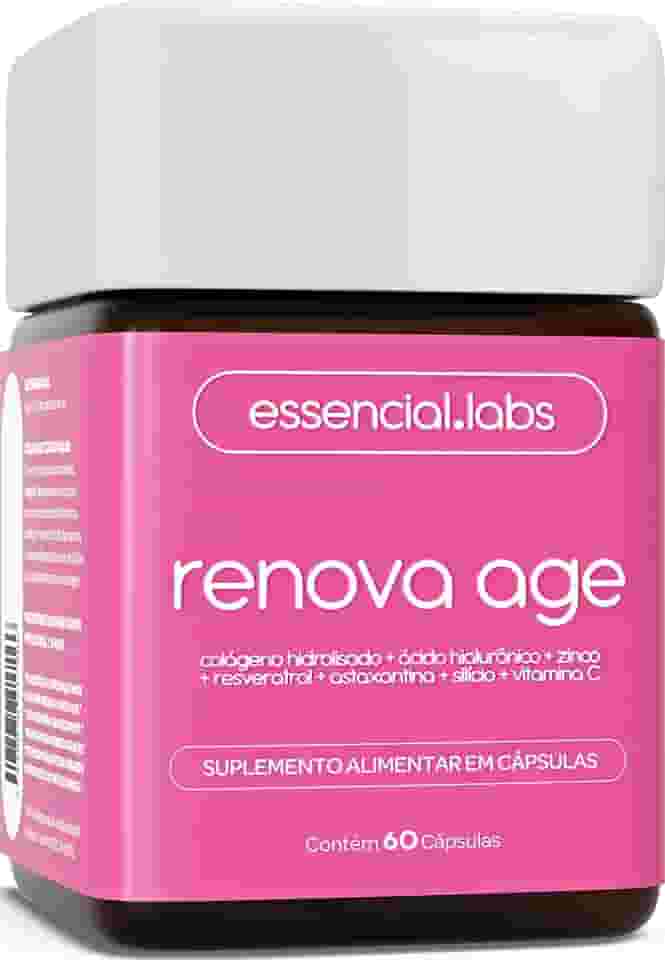 RENOVA AGE - 60 Cápsulas - Fórmula Exclusiva para a PELE/Anti-envelhecimento