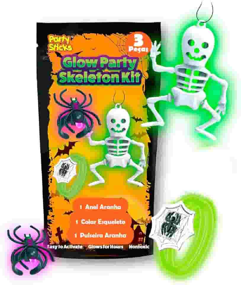 Kit Festa Halloween Neon - 3 Peças