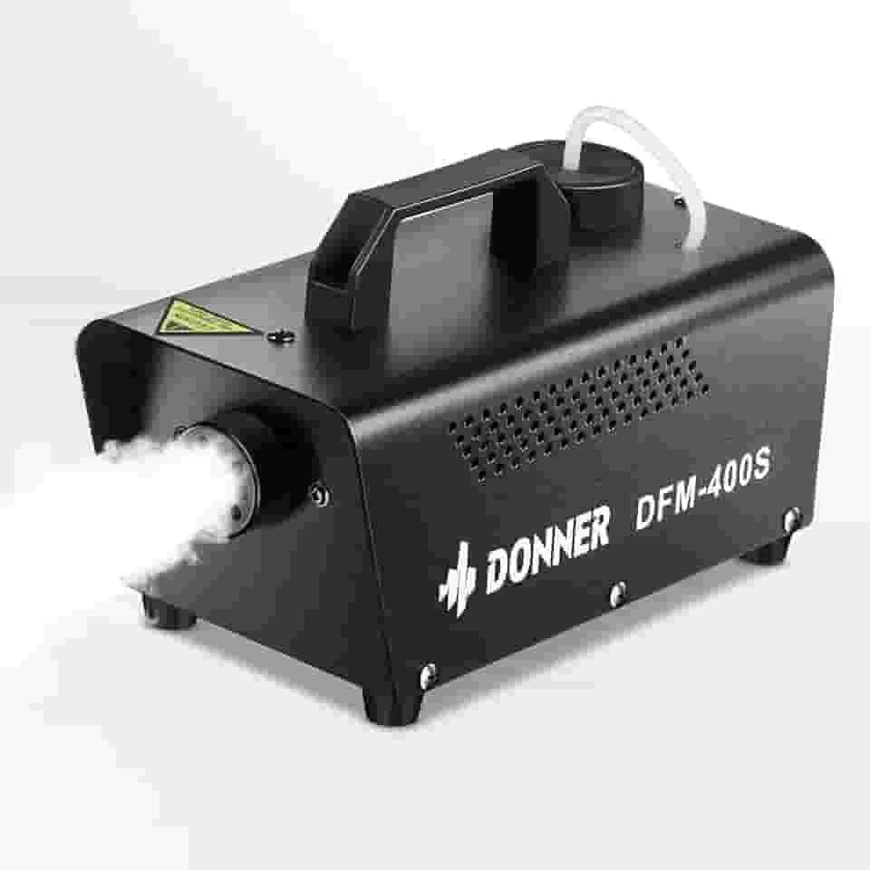 Donner Máquina de neblina para festa, máquina de fumaça com controle remoto com fio, máquina de fumaça de neblina DFM-400S 400W para palco, festival, Natal, Halloween, festas de Ação de Graças, show