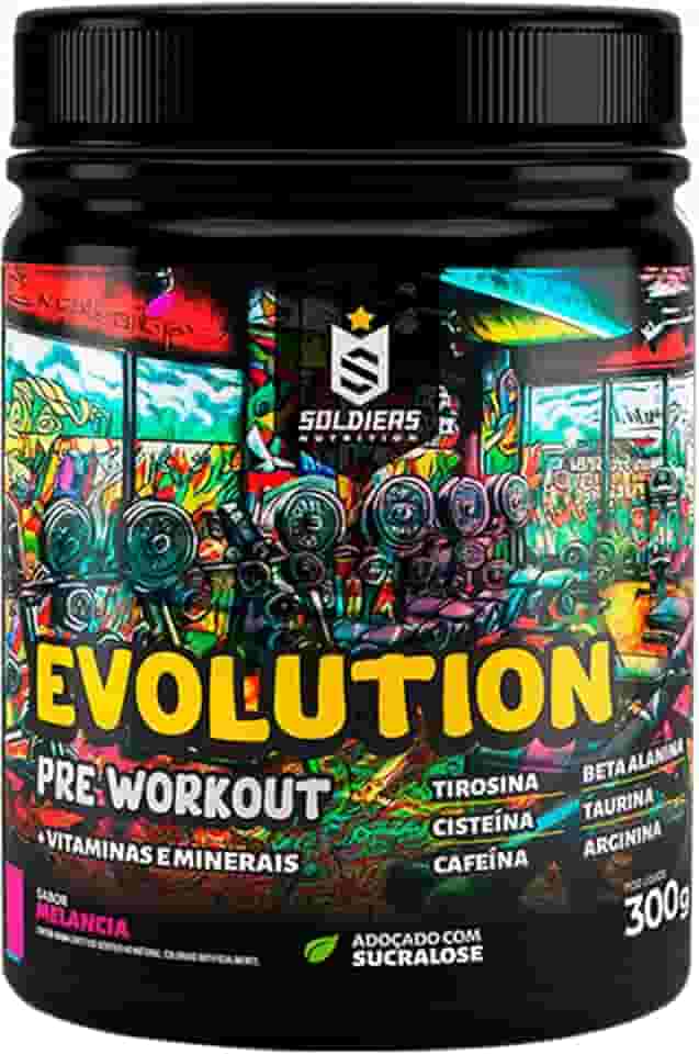 Pré-Treino Evolution Pré Workout 300g - Soldiers Nutrition (Melancia)