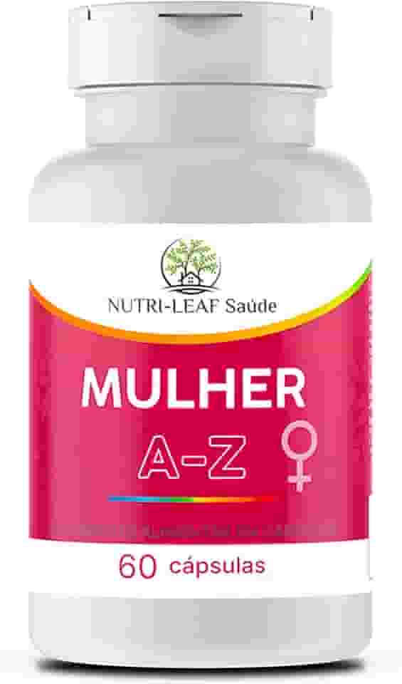 MULHER A Z - vitamina para mulheres, energia, disposição e bem‑estar feminino com vitaminas e nutrientes essenciais, para todas as fases da vida | NUTRI‑LEAF Saúde