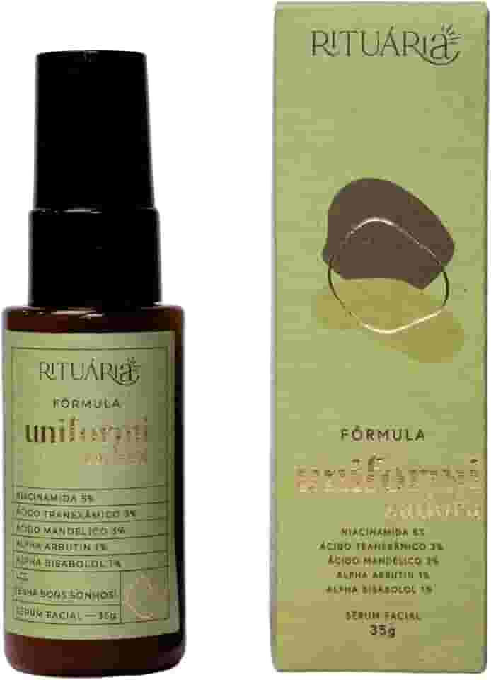 Rituária Fórmula Uniformizadora, Sérum Facial com Niacinamida, Alfa-Arbutin e Ácido Hialurônico, 3 Meses de Tratamento – 35g