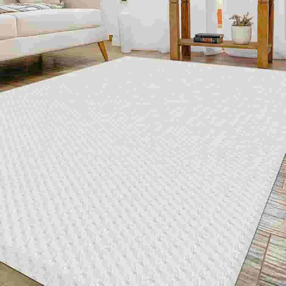 Tapete Antiderrapante para Sala 1,40m x 1,00cm (Cru)