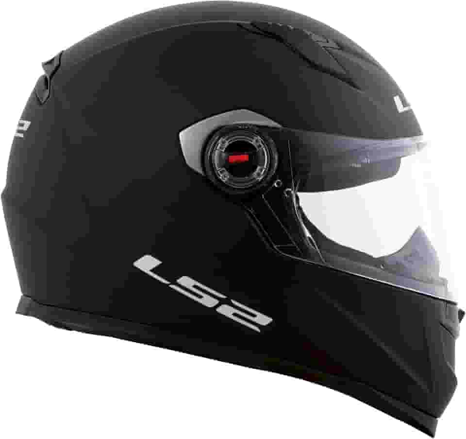 Capacete Ls2 Ff358 Monocolor Preto Fosco 56/S