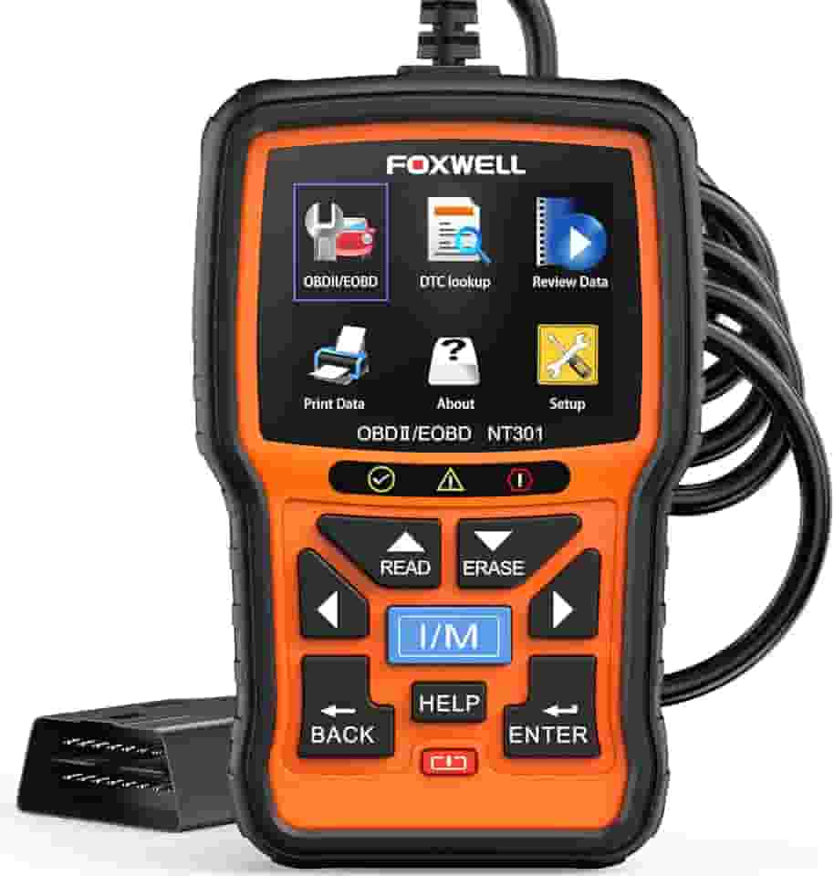 FOXWELL NT301 OBD2 Scanner Live Data Profissional Mecânico OBDII Ferramenta de Leitor de Código de Diagnóstico para Verificar a Luz do Motor