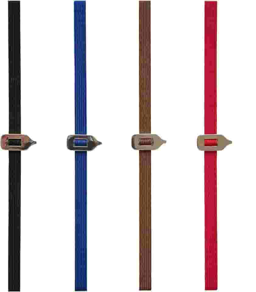 Marcador de página criativo com faixa elástica, ponteiro de metal para localizar registros de leitura, laços de caderno