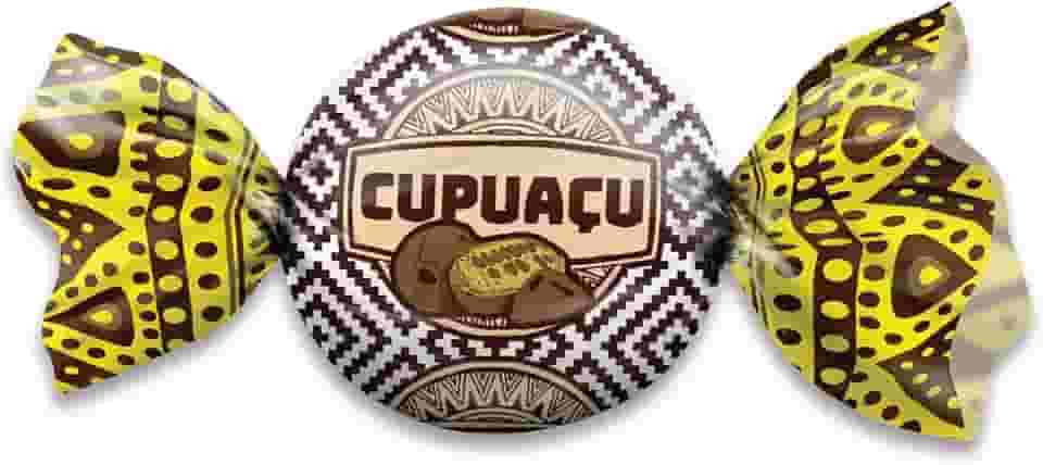 Embalagem Trufas E Bombons Vários Sabores 15x16cm - Pacote com 100unidades (Cupuaçu)