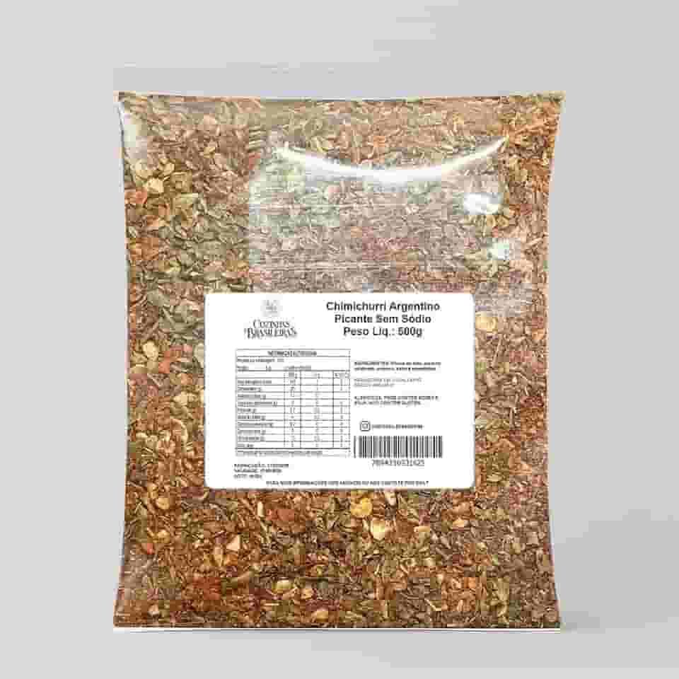 Tempero chimichurri argentino picante (500g)