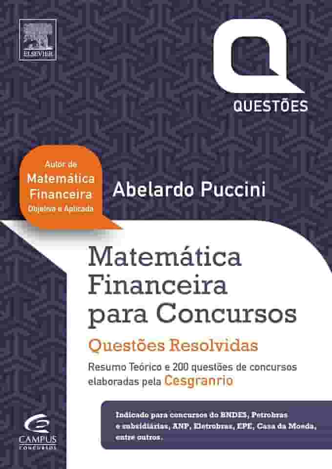 Matemática Financeira Para Concursos - Série Questões