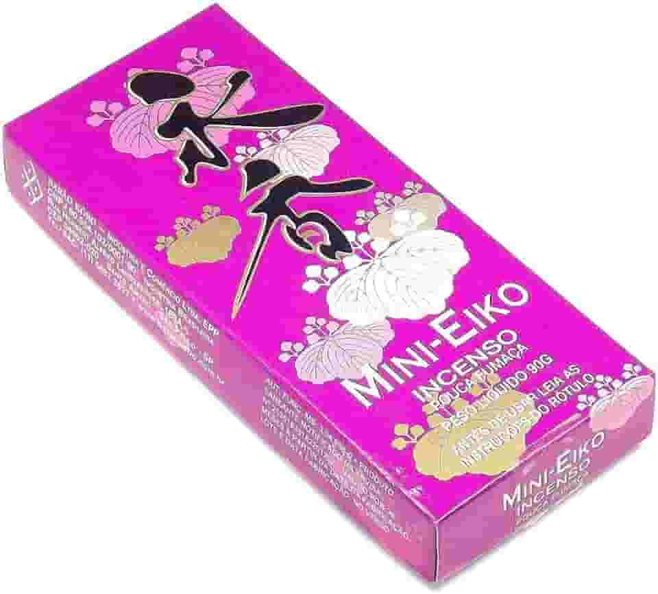 INCENSO TIPO JAPONÊS SENKO MINI EIKO 90 GRAMAS