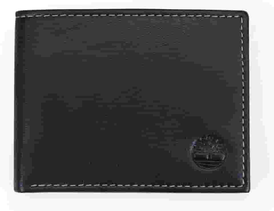 Carteira de couro masculina