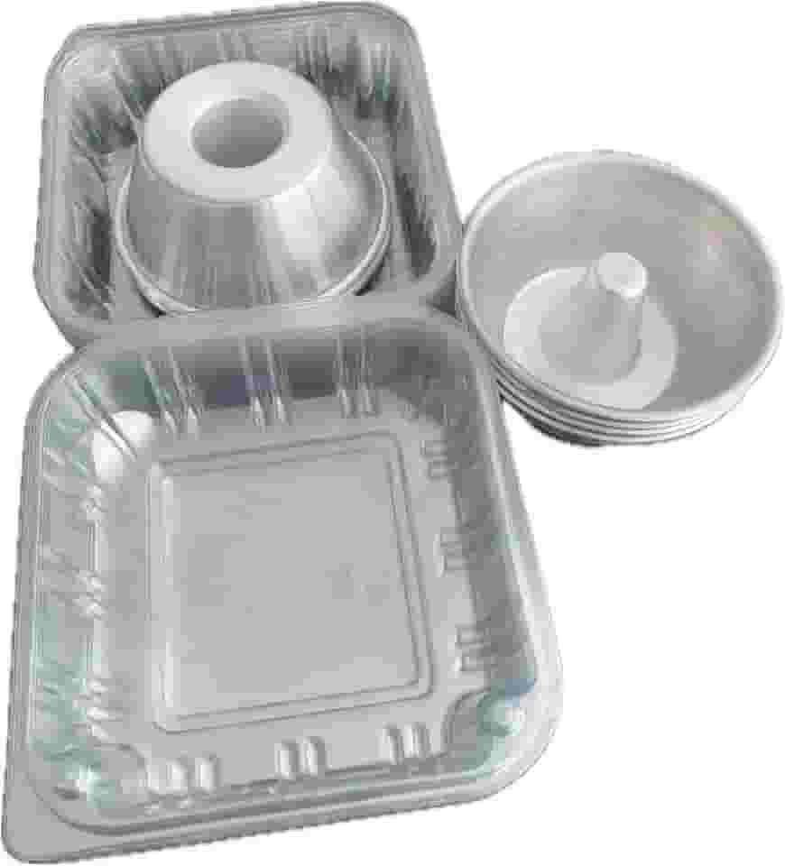 Kit 5 Forma Mini Vulcão Para Bolo Pudim N12 Com10 Embalagem H14