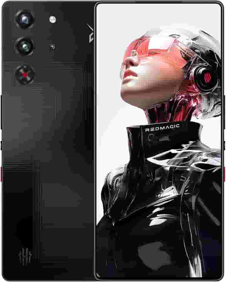 REDMAGIC 10S Pro Smartphone, Celular para Jogos 144Hz, Android 5G, 12GB RAM + 256GB ROM, Snapdragon 8 Elite Leading Version, Tela AMOLED 1.5K de 6.85", Câmera de 50MP, Celular Desbloqueado Nightfall