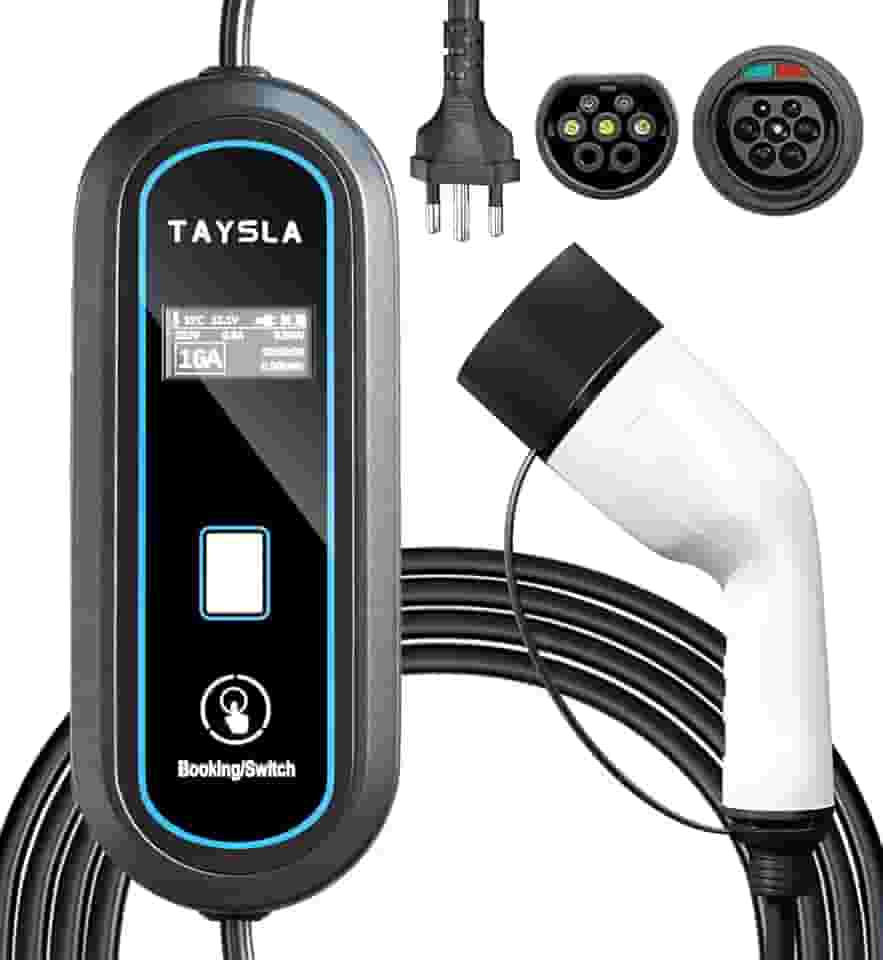 Phantom Portátil Carregador EV 3,5KW 8A 10A 13A 16A Tipo 2 3.5M Cabo De Carregamento Elétrico Com Tela WallBox Plug BR Para Carro BYD Nissan Volvo