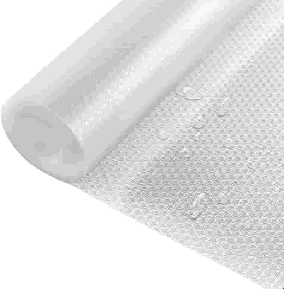 Forro Para Armário De Cozinha Gaveta Impermeável 150x60cm Antiderrapante Lavável PVC e EVA (Transparente)