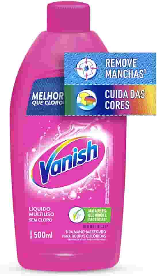 Vanish Tira Manchas Líquido Multiuso Para Roupas Coloridas 500Ml