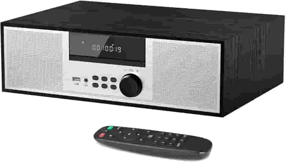 Sistema estéreo doméstico de 40 W com leitor de CD, rádio Bluetooth/FM, entrada USB/AUX, controle remoto (TB-816B)