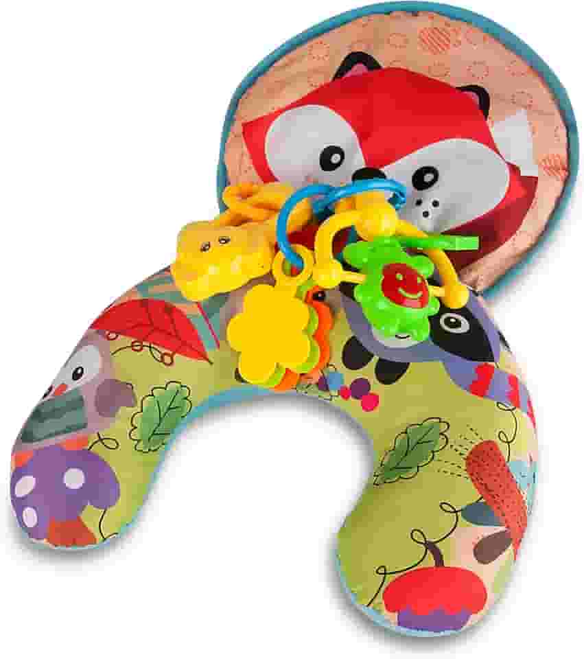 Zoop Toys Almofadinha de Atividades Bebe Conforto Raposa