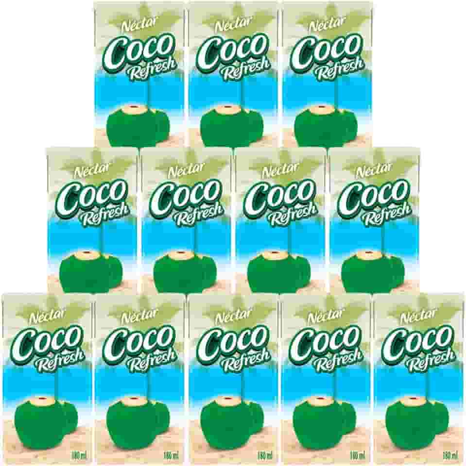 Água de Coco Néctar Coco Refresh 180ml 12 Unidades