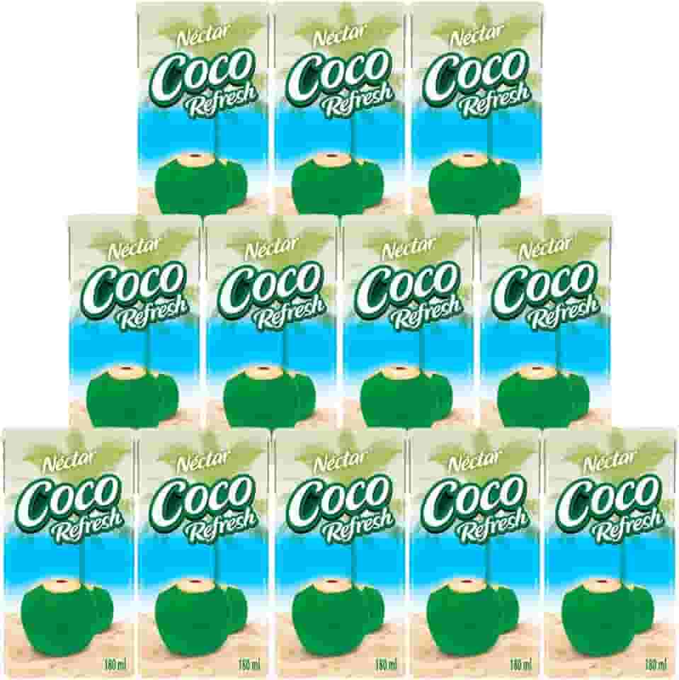 Água de Coco Néctar Coco Refresh 180ml 12 Unidades