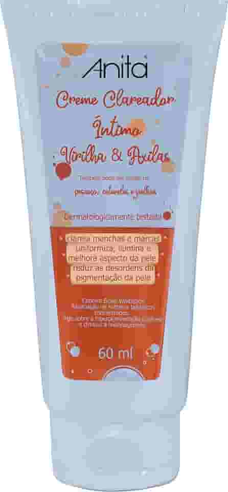 Anita CREME CLAREADOR DE AXILA E VIRILHA - - COM BIOEX WHITEPLEX 60 ml (Pacote de 1)